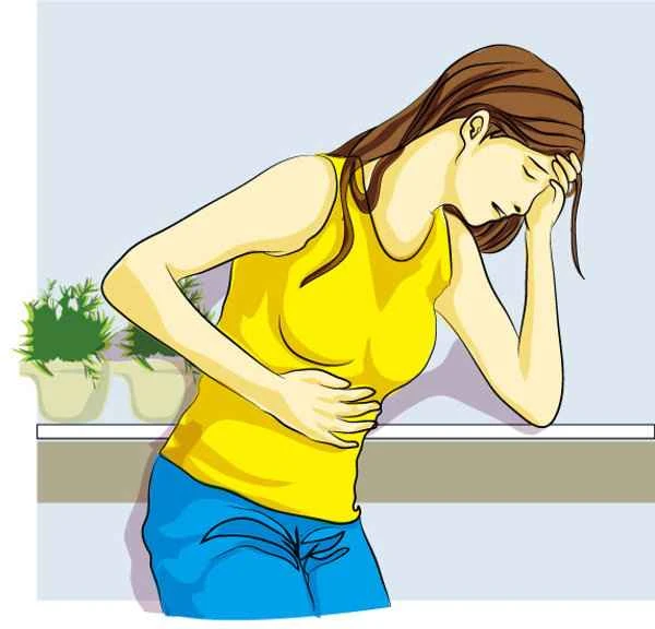 Could the abdominal pain be a sign of mild intestinal obstruction?